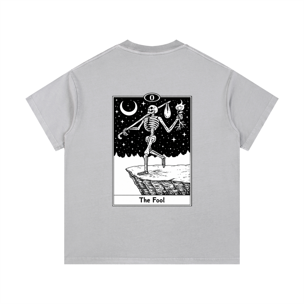 But What If I Win Tee — Light Gray — Back