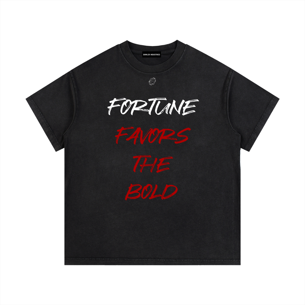 Fortune Favours the Bold — Black — Front