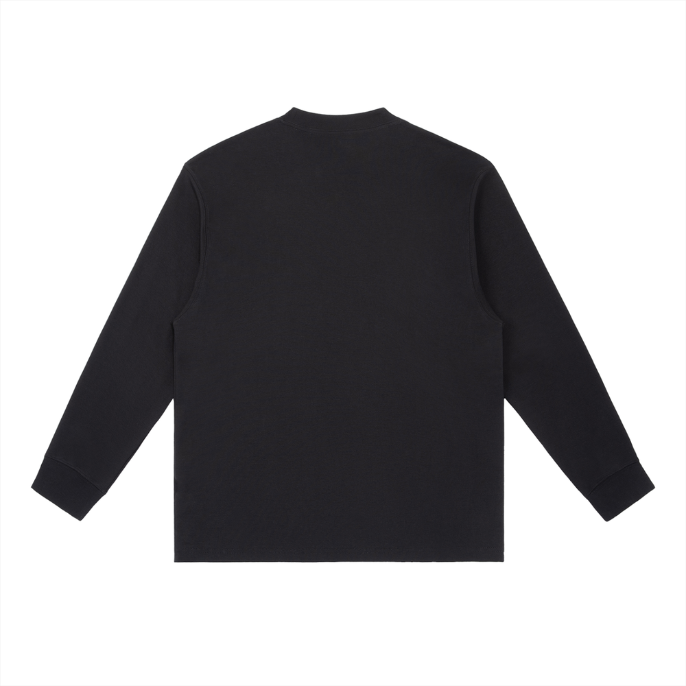 Classic Long-Sleeve T-Shirt — Black — Back