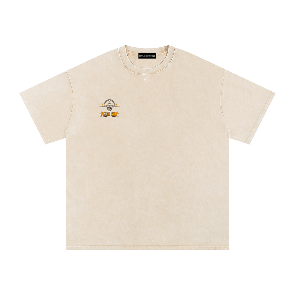 Death Grip Tee — Apricot — Front